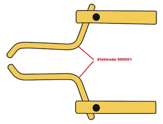 Obrázok z Elektróda pre čelusti XA4 Telwin 690051